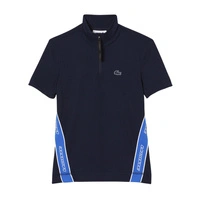 Koszulka damska Lacoste Contrast Bands Polo granatowa r. XXS