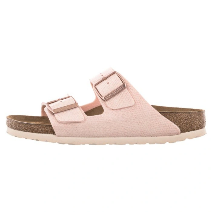 Klapki damskie Birkenstock Arizona BS regular skórzane jasnoróżowe r. 37