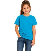 Koszulka dziecięca Fruit of the Loom niebieski t-shirt r. 104