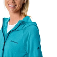 Bluza damska Vaude Tekoa Fleece II polar niebieska z kapturem