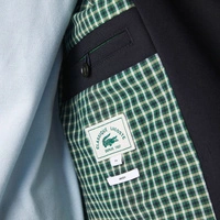 Płaszcz unisex Lacoste Wool Blend klasyczny prosty granatowy r. S