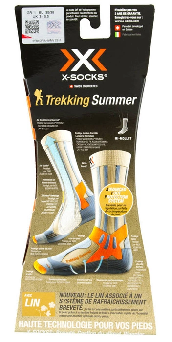 Skarpety X-Socks Trekking Summer trekkingowe szare r. 35-38