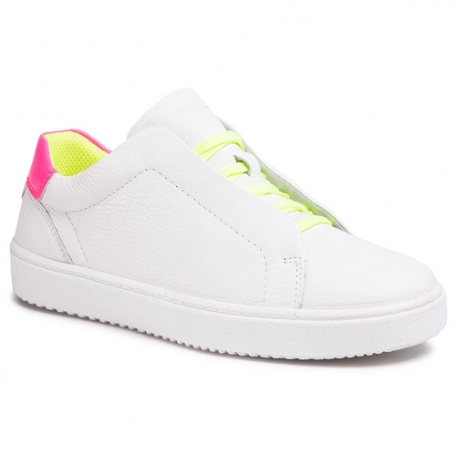 Buty dziecięce Superfit Heaven sneakersy skórzane białe 