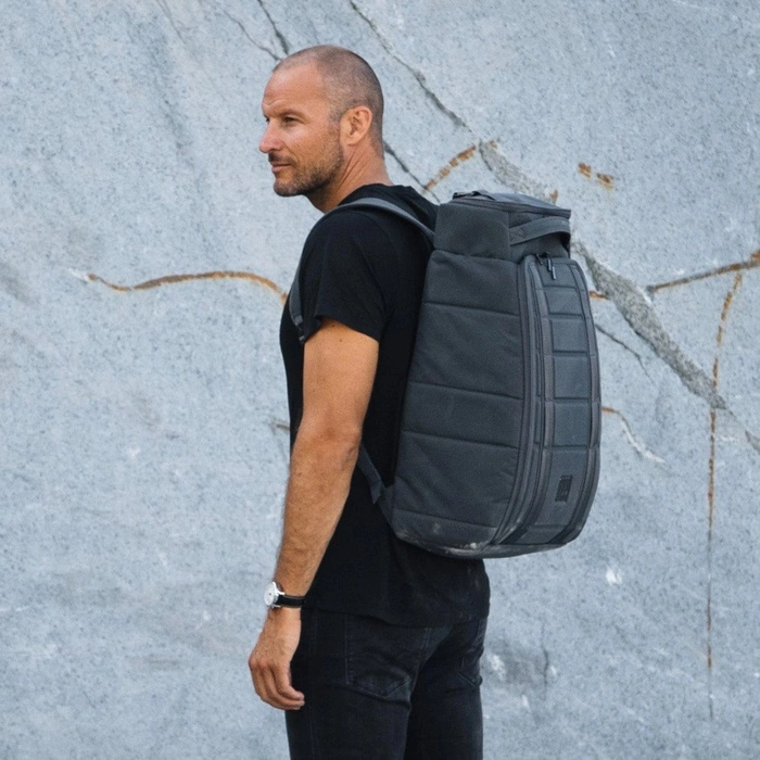 Plecak unisex Db Bags The Strom miejski sportowy sprany czarny 30 L