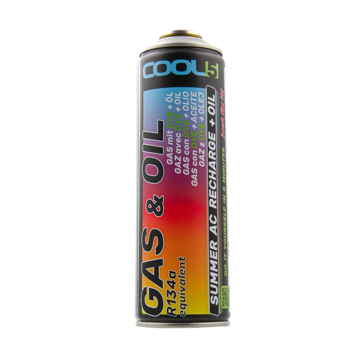 Zestaw czynnik do klimatyzacji 3x 2 w 1 + przewód do klimatyzacji Cool5 zamiennik R134a + Mikrofibra