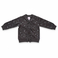 Bluza dziewczęca Chicco bawełniana brązowa w gwiazdki r. 74
