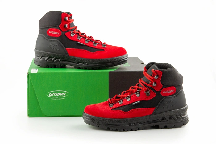 Buty damskie Grisport Gritex trekkingowe wysokie czerwone r. 36