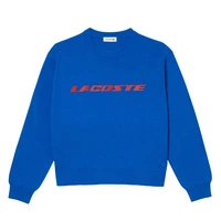Bluza dzianinowa damska Lacoste AF2229 niebieski sweter r. XS