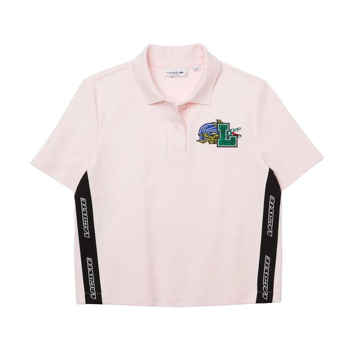 Koszulka damska Lacoste Lacoste Holiday Polo klasyczna różowa r. XXS