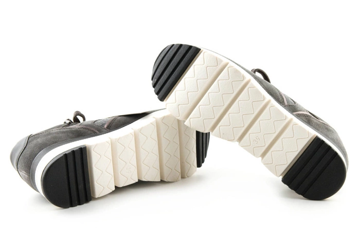 Buty damskie Marco Tozzi sneakersy skórzane szare r. 39