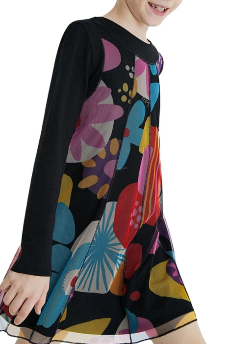 Sukienka dziewczęca Desigual Bottoms kolorowa r. 158