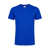 Koszulka męska Fruit of the Loom Softpun niebieska t-shirt r. S