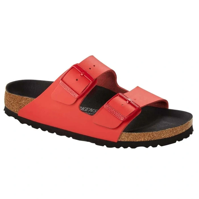 Klapki męskie Birkenstock Arizona BS regular czerwony r. 44