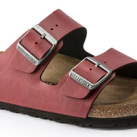 Klapki damskie Birkenstock Arizona BS skórzane birko-flor bordowe r. 43