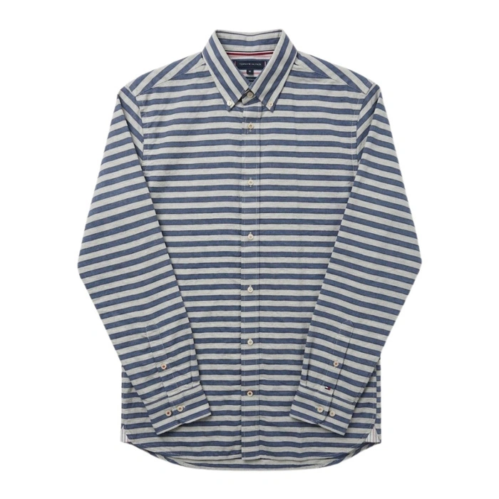 Koszula męska Tommy Hilfiger bawełniana w paski r. M
