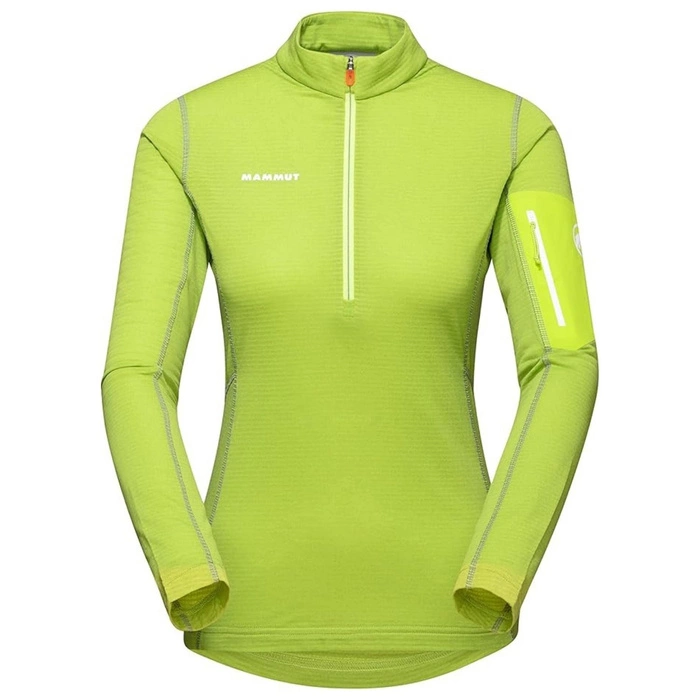 Bluza damska Mammut Aenergy ML Half Zip Pull techniczna zielona
