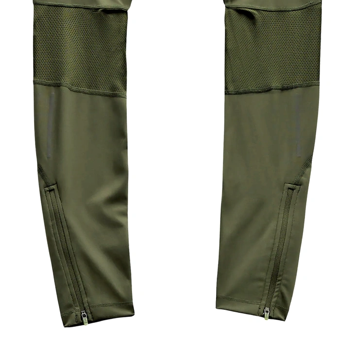 Legginsy mękie Zara Athleticz sportowe treningowe zielone r. L
