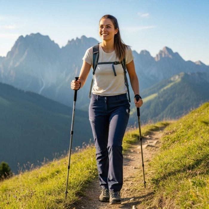 Spodnie damskie Vaude Wo Farley IV trekkingowe granatowe