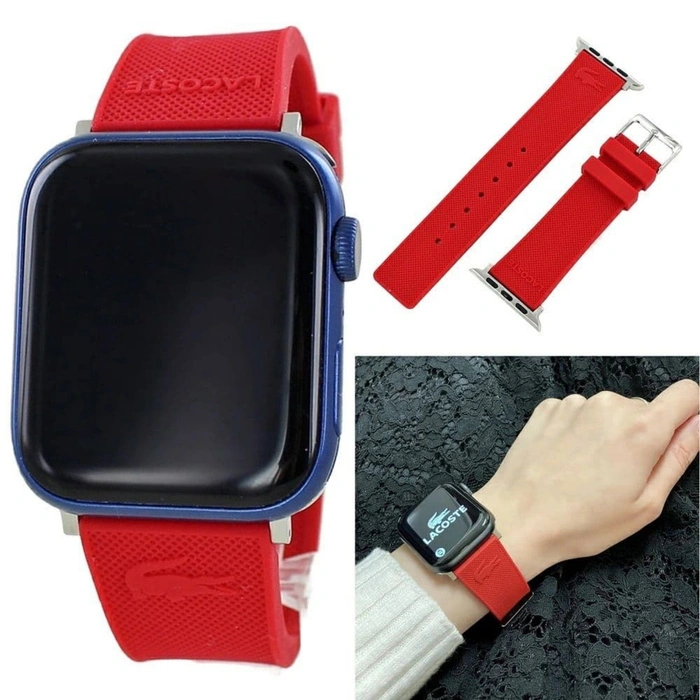 Pasek silikonowy Lacoste do zegarka Apple Watch 42/44 mm zestaw 3 szt.