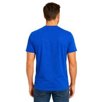 Koszulka męska Fruit of the Loom Softpun niebieska t-shirt r. S