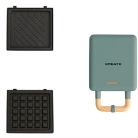 Opiekacz CREATE STONE STUDIO toster elektryczny gofrownica zielony