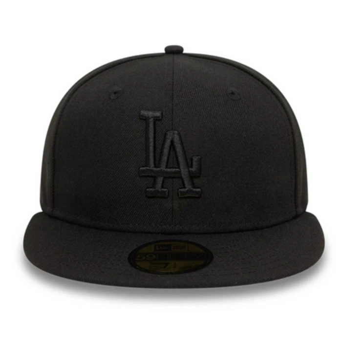 Czapka New Era 59FIFTY LA czarny fullcap z prostym daszkiem r. 8 1/4