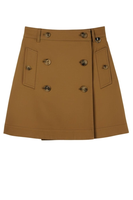 Spódnica damska Tommy Hilfiger Icon Trench mini brązowa r. S