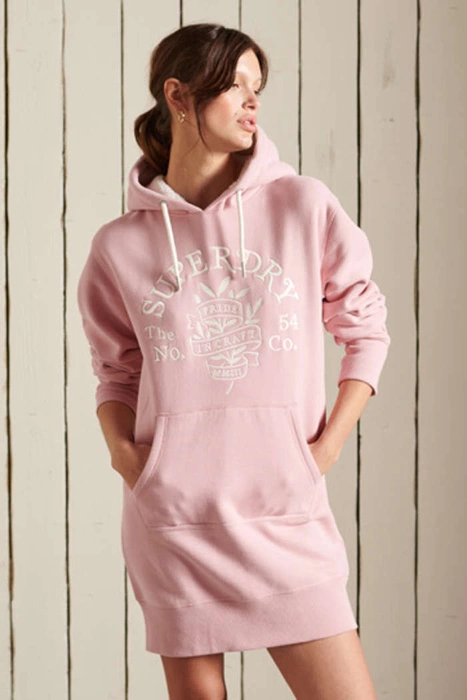 Sukienka damska Superdry Pride In Craft dresowa z kapturem r. XXS