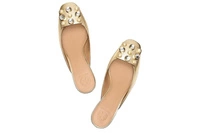 Buty damskie Tory Burch Vail 55mm złote klapki r. 36,5