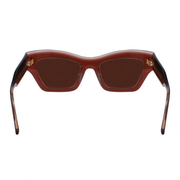 Okulary damskie Calvin Klein CK23503S 601 przeciwsłoneczne butterfly z filtem cat. S3