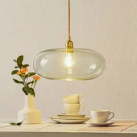Lampa sufitowa Ebb & Flow wisząca szklana 29 cm