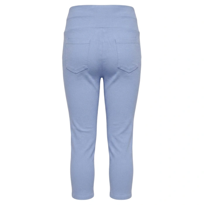 Spodnie damskie Kabello Corsaire rybaczki 3/4 niebieskie r. S/M