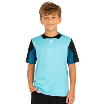 Koszulka juniorska Fox Defend Ss MTB rowerowa niebieska r. 140