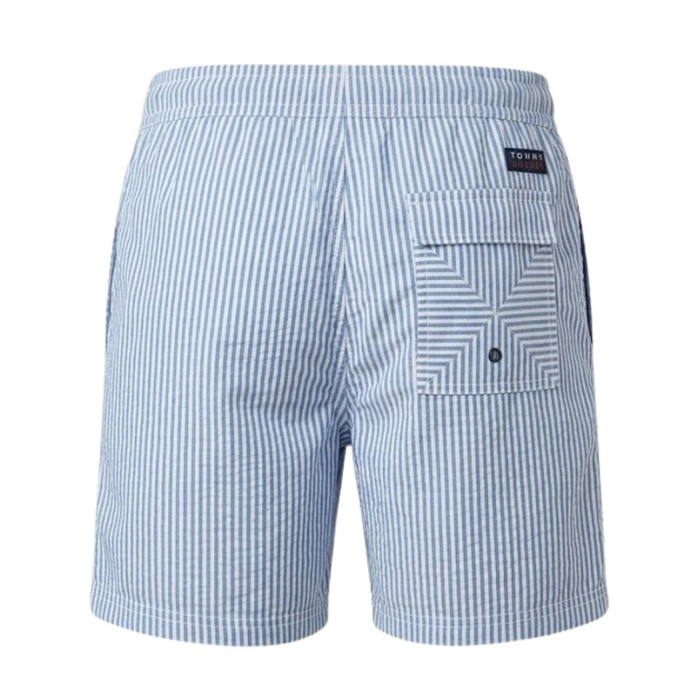 Spodenki chłopięce Tommy Hilfiger Surf szorty kąpielowe niebieskie r. 128