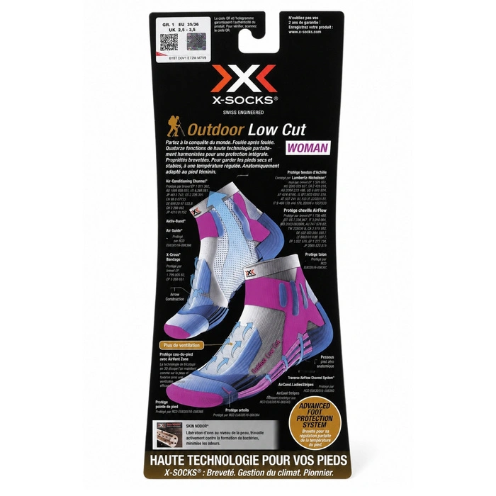 Skarpetki X-Socks® Outdoor Low Cut trekkingowe damskie r. 35-36