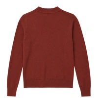 Sweter damska Naf Naf Alina brązowy z ozdobnymi guzikami r. M