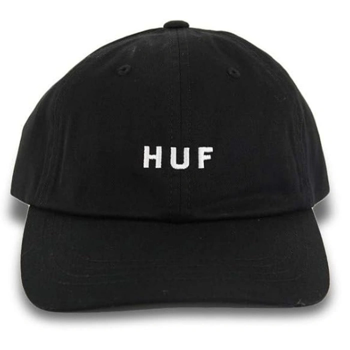 Czapka z daszkiem męska HUF Essentials Og snapback bawełniana czarna