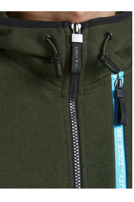 Bluza męska Jack&Jones Burnind Sweat Zip Hood rozsuwana z kapturem