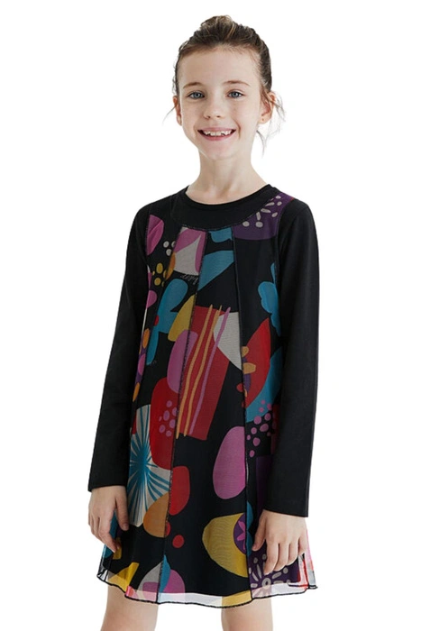 Sukienka dziewczęca Desigual Bottoms kolorowa r. 158