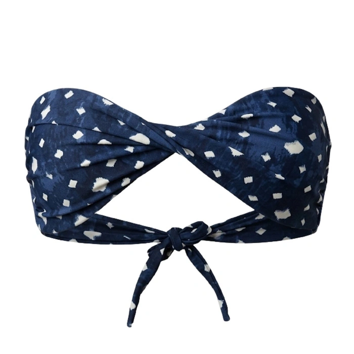 Góra od bikini Billabomg Sea Side Bandeau strój kąpielowy damski granatowy r. M