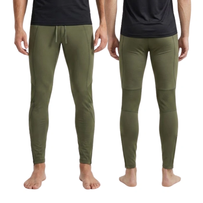 Legginsy mękie Zara Athleticz sportowe treningowe zielone r. L