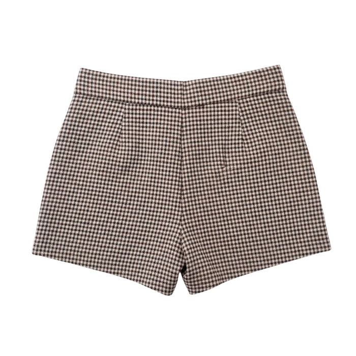 Spodenki damskie Zara krókie szorty w drobną kratkę r. XS