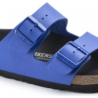 Klapki męskie Birkenstock Arizona BS birko-flor niebieskie r. 42