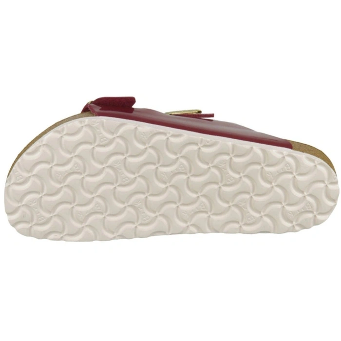 Klapki damskie Birkenstock Arizona BS regular birko-flor bordowe r. 36