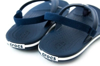 Klapki dziecięce Crocs Crocband Strap z gumką 