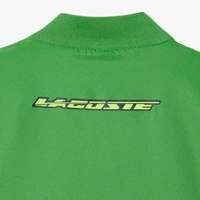Kompletny męski dres Lacoste Sport spodnie + kurtka zielony r. XS