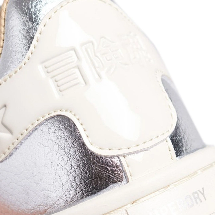 Buty damskie Superdry Vintage Tennis srebrne sneakersy r. 37
