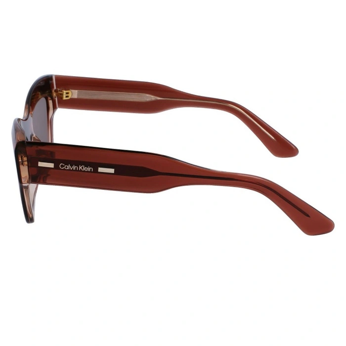 Okulary damskie Calvin Klein CK23503S 601 przeciwsłoneczne butterfly z filtem cat. S3