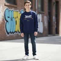 Bluza młodzieżowa Levi's dresowa granatowa r. 158