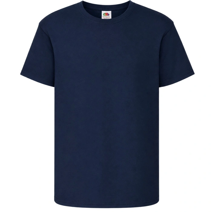 Koszulka dziecięca Fruit of the Loom granatowy t-shirt r. 104